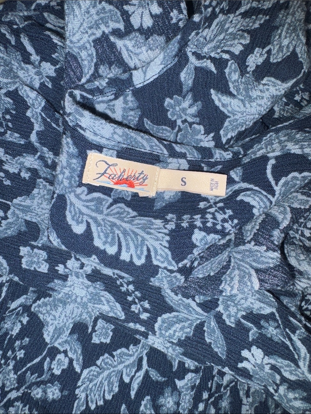 Faherty women’s Orinda Floral Button-Front Maxi Dress size S - Picture 9 of 16